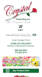 Mobile Screenshot of crystalflowershop.com